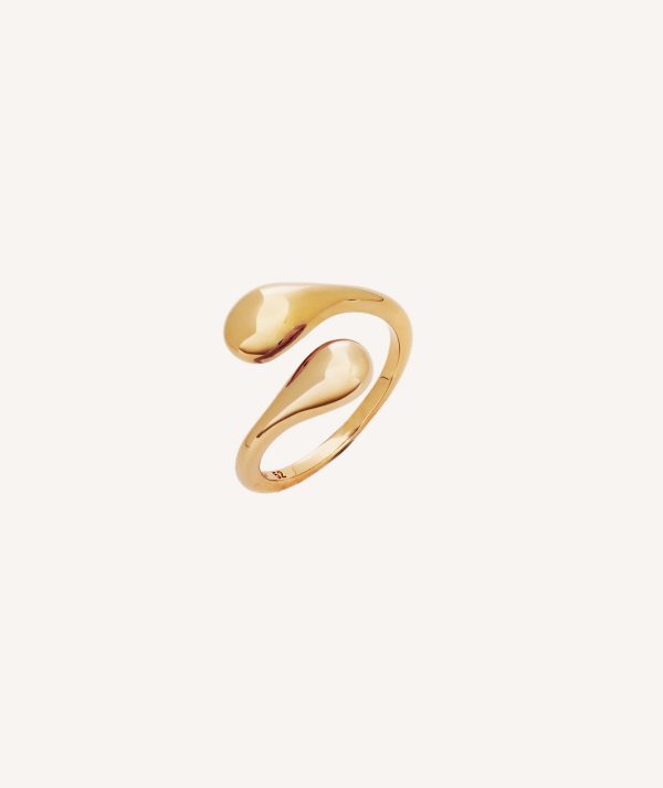 anillo drop abierto doble gota x47336